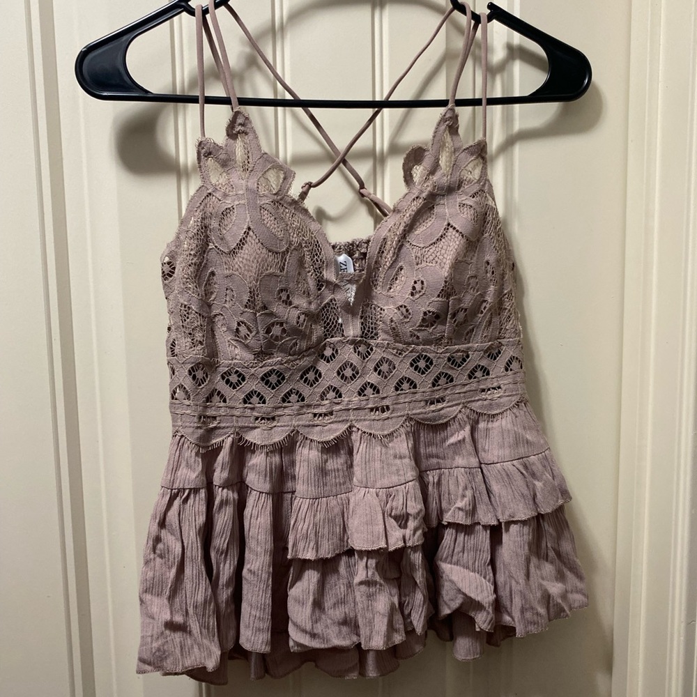 Zenana Tank Top dark taupe medium